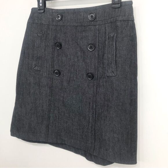 Sandro Sportswear Blue Sailor Button A Line Mini Skirt - Picture 2 of 13